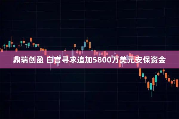 鼎瑞创盈 白宫寻求追加5800万美元安保资金