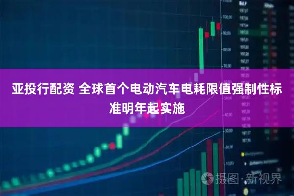 亚投行配资 全球首个电动汽车电耗限值强制性标准明年起实施